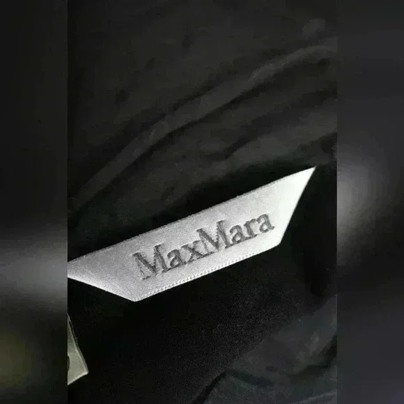 MAX MARA Navy Blue Stretch Unlined Merino  Wool Blazer Jacket 36EU 4US Italy - Picture 10 of 11